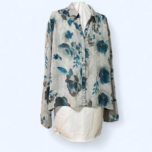 Worthington blue green floral